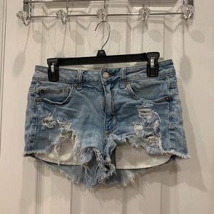 AE distressed denim’s shortie
